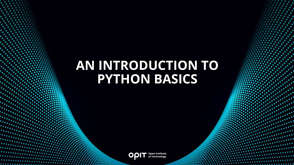 An Introduction to Python Basics - OPIT