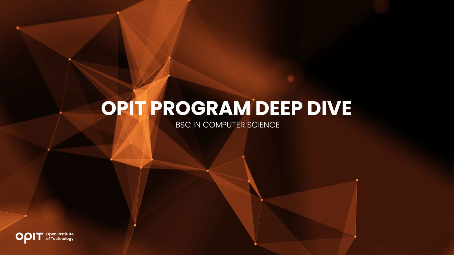 OPIT Program Deep Dive: BSc in Computer Science - OPIT - Open Institute ...