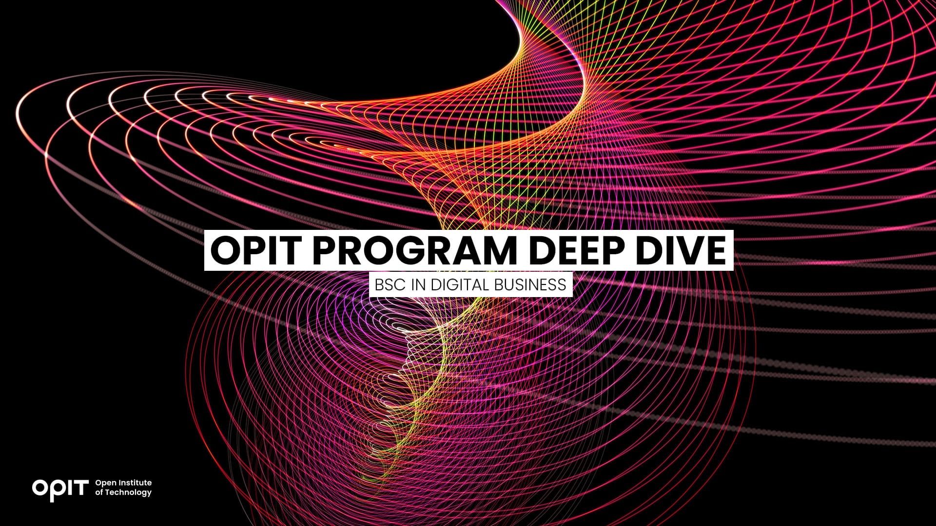 OPIT Program Deep Dive BSc in Digital Business